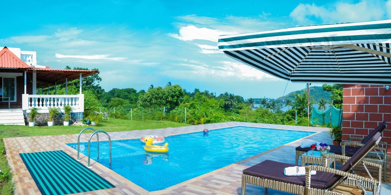 Spicy Mango Ocean Paradise - Luxurious Sea View Villa In Alibaug Christpada ภายนอก รูปภาพ